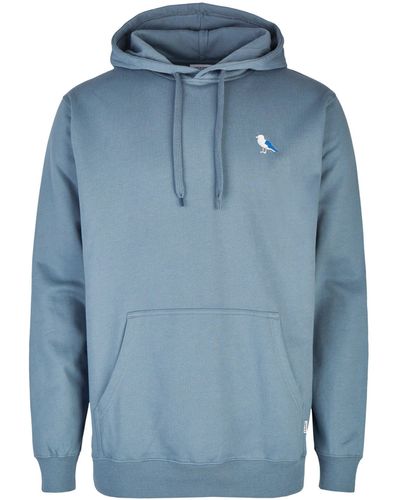 CLEPTOMANICX Sweatshirt (1-tlg) - Blau