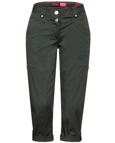 Cecil Stretch-Jeans - Grün