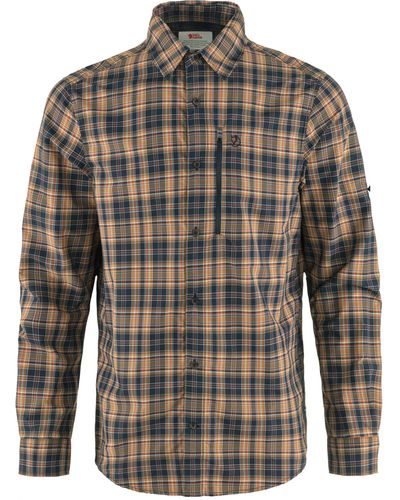 Fjallraven Outdoorhemd Abisko Hike Shirt LS M * - Grau