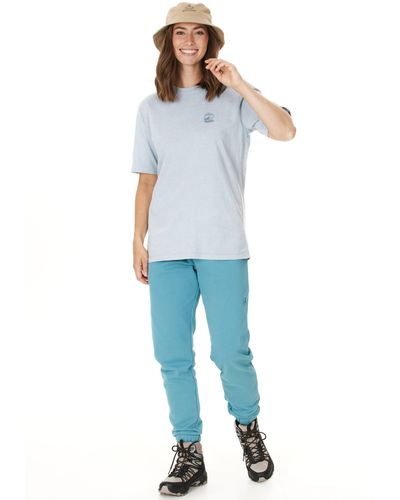 Whistles T-Shirt Explorer (1-tlg) aus atmungsaktivem Material - Blau