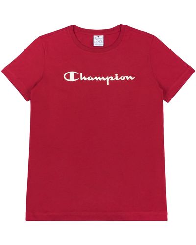 Champion - Crewneck T-Shirt 113223 - Rot