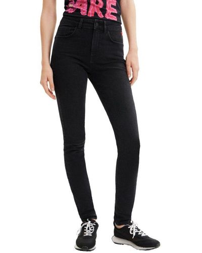 Desigual 5-Pocket-Jeans - Schwarz