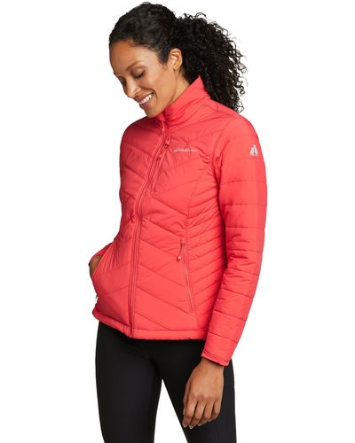 Eddie Bauer Funktionsjacke Ignitelite Stretch Reversible - Rot