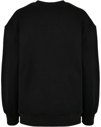 Urban Classics Sweater Ladies Organic Oversized Crew (1-tlg) - Schwarz