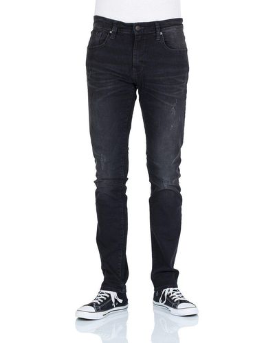 Mavi Skinny-fit-Jeans James Jeanshose mit Stretch - Blau