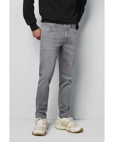 Meyer 5--Jeans im Five-Pocket Style - Grau