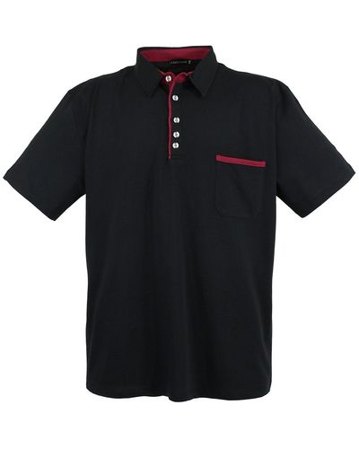 Lavecchia Poloshirt Übergrößen LV-1701 Polo Shirt - Schwarz