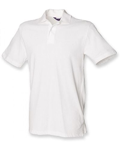 Henbury Men ́s Stretch Poloshirt - Weiß