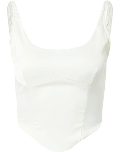 MissPap Shirttop (1-tlg) Plain/ohne Details - Weiß