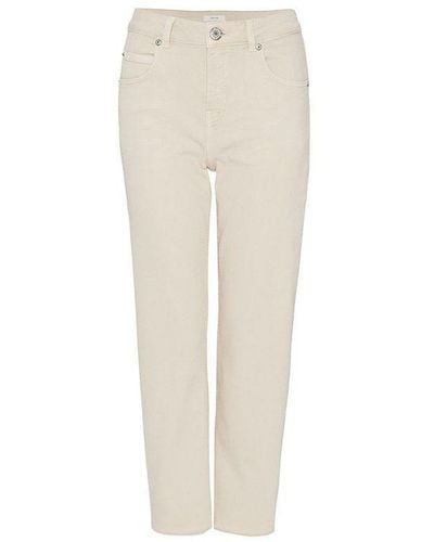 Opus 5-Pocket-Jeans offwhite (1-tlg) - Weiß