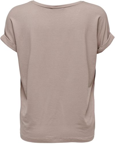 ONLY T-Shirt Moster (1-tlg) Weiteres Detail, Plain/ohne Details - Grau
