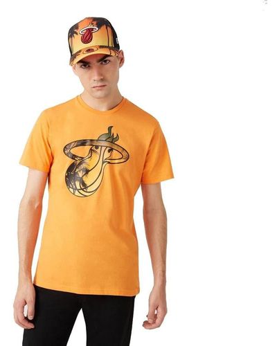 KTZ T-Shirt MIAHEA NBA Summer City - Orange