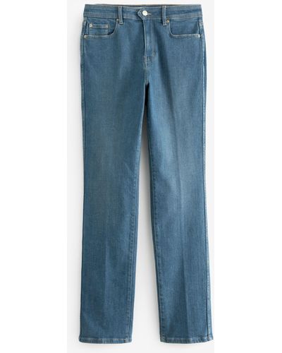 Next Jeans mit geradem Beinschnitt, Straight Fit (1-tlg) - Blau