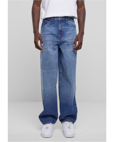 Urban Classics Funktionshose Heavy Ounce Baggy Fit Jeans - Blau