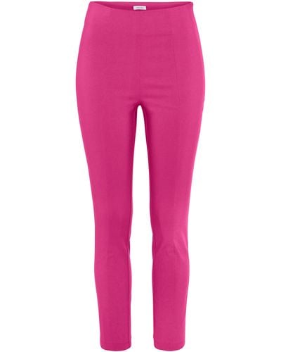 Lascana Stretch-Hose mit figurschmeichelndem Bund, elegante Stoffhose in schmaler Passform - Pink
