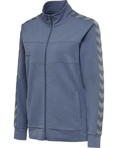 Hummel Sweatshirt hmlMove Classic Zip Jacket Woman - Blau