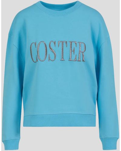 COSTER COPENHAGEN Longsweatshirt - Blau
