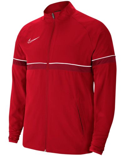 Nike Sweatjacke Academy 21 Woven Trainingsjacke - Rot