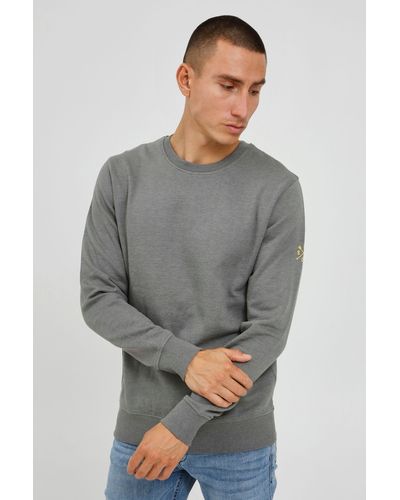 Solid SDKani Sweatshirt mit Rundhalsausschnitt - Grau