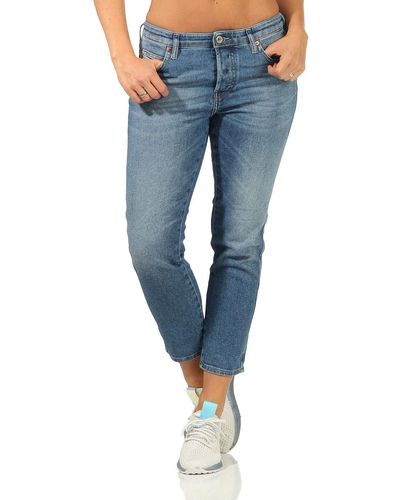 DIESEL Röhrenjeans Jeans Babhila 084PR 5- Pocket Style - Blau