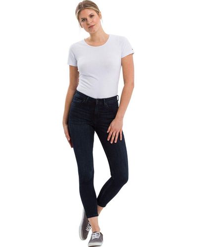 Cross Jeans CROSS ® Skinny-fit-Jeans JUDY mit Stretch - Blau