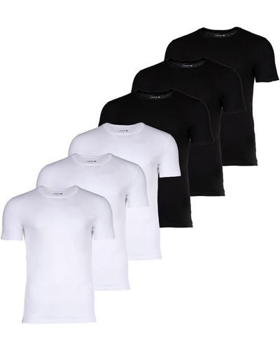 Lacoste Shirt T-Shirts, 6er Pack - Mehrfarbig