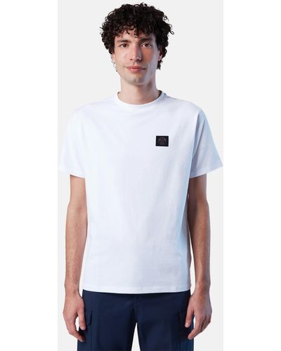 North Sails Bio-Baumwoll-T-Shirt Sonstiges - Weiß