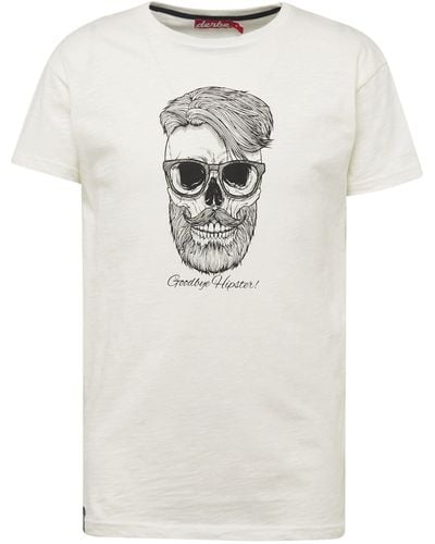 Derbe T-Shirt Hipster (1-tlg) - Weiß
