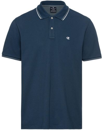 Champion T-Shirt Polo Classic - Blau
