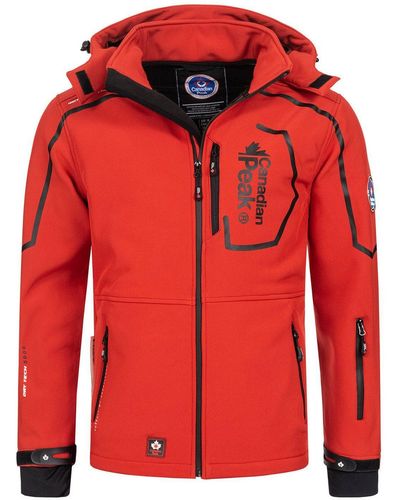 Canadian Peak Softshelljacke CPTriyuga wärmeisolierend und winddicht - Rot