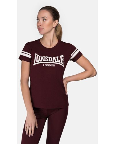 Lonsdale London T-Shirt KILLEGRAY - Rot