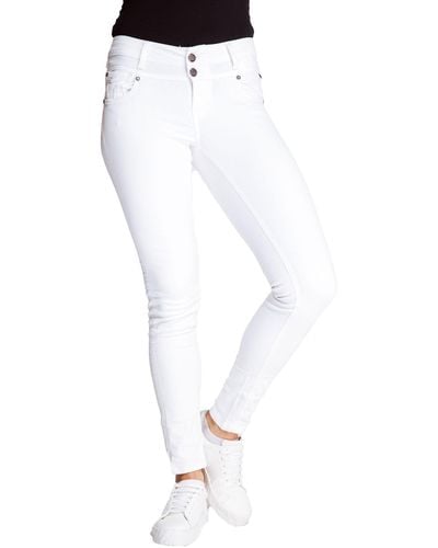Zhrill Skinny-fit-Jeans KELA WHITE angenehmer Sitzkomfort - Weiß