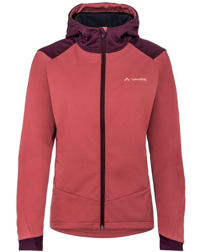 Vaude Outdoorjacke Women's Qimsa Softshell Jacket (1-St) Klimaneutral kompensiert - Rot