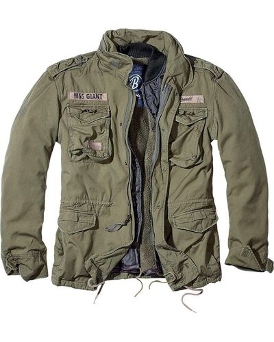 BRANDIT Kurzjacke M65 Giant Jacket - Grün