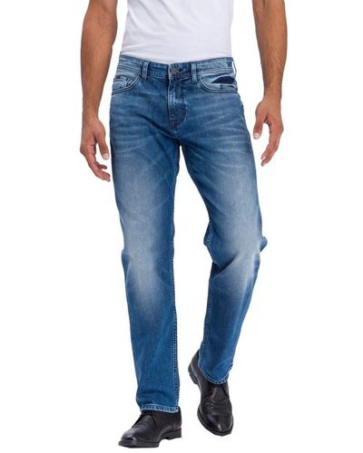 Cross Jeans CROSS ® Tapered-fit-Jeans Antonio Jeanshose mit Stretch - Blau