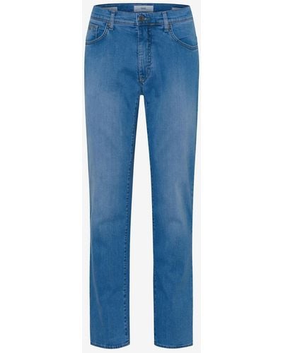 Brax Regular-fit-Jeans STYLE.CADIZDep, LIGHT BLUE USED - Blau