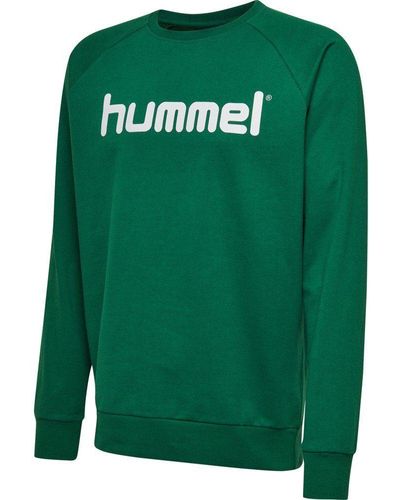 Hummel Rundhalspullover - Grün