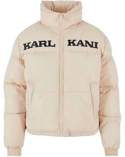 Karlkani Winterjacke KW-JK012-023-19 KK Retro Essential Puffer Jacket (1-St) - Natur