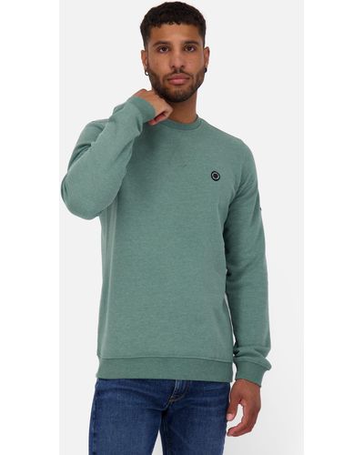 Alife & Kickin VincentAK A Sweatshirt Rundhalspullover, Pullover - Grün