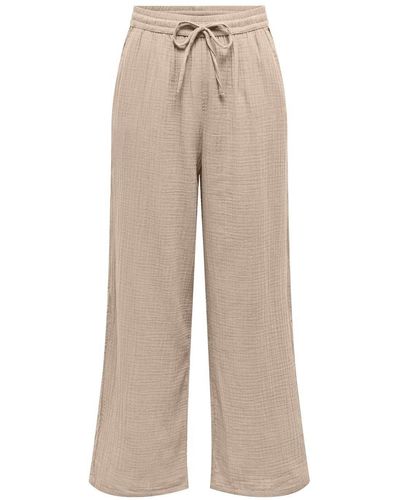 ONLY Jogger ONLTHYRA LONG PANTS NOOS WVN - Natur