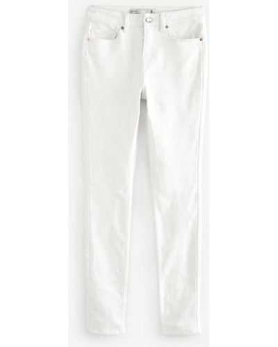 Next Essential Skinny-Fit-Jeans (1-tlg) - Weiß