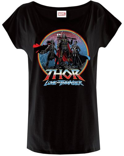 Marvel T-Shirt Thor Hero Logo - Schwarz