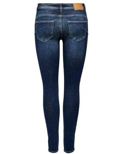 ONLY Slim-fit-Jeans ONLPUSH SHAPE REG SK DNM AZG683NOOS - Blau