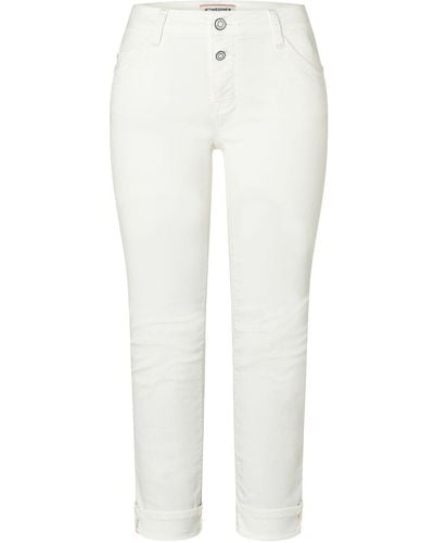 Timezone Fit- Slim NaliTZ 7/8 Jeans mit Stretch - Weiß
