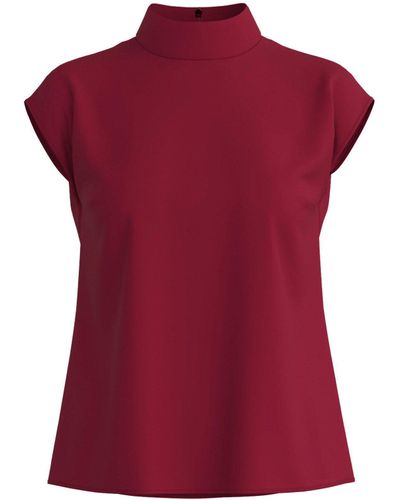 BOSS Klassische Bluse Bidriz (1-tlg) - Rot