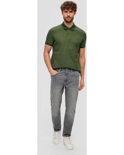 S.oliver Stoffhose Jeans Mauro / Regular Fit / Mid Rise / Tapered Leg - Grün