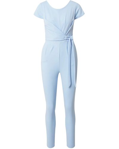 Wal-G Jumpsuit (1-tlg) Wickel-Design - Blau