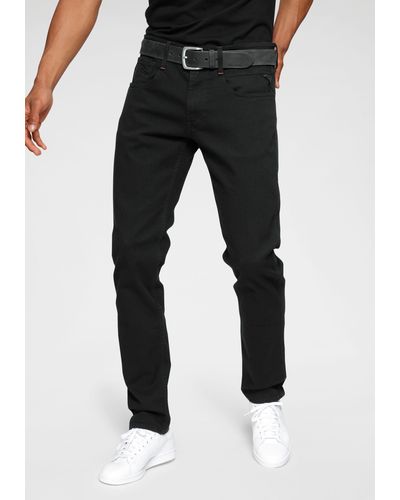 Replay Slim-fit-Jeans Anbass Superstretch - Schwarz
