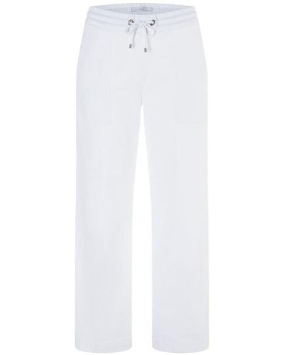 M·a·c Regular-fit-Jeans CULOTTE - Weiß