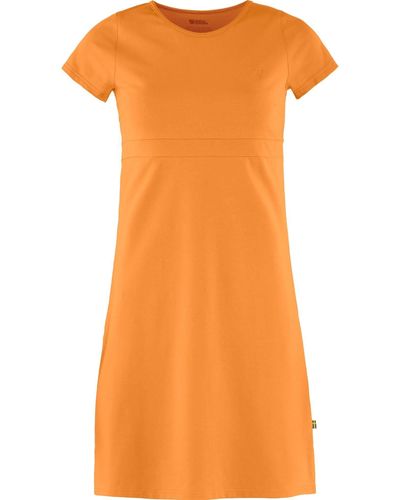 Fjallraven Ää Sommerkleid W High Coast Dress Kleid - Orange